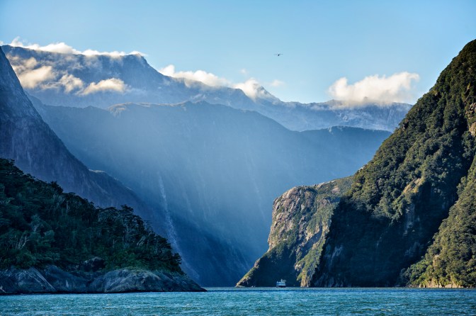 Entrance to Milford Sound, Fiordland