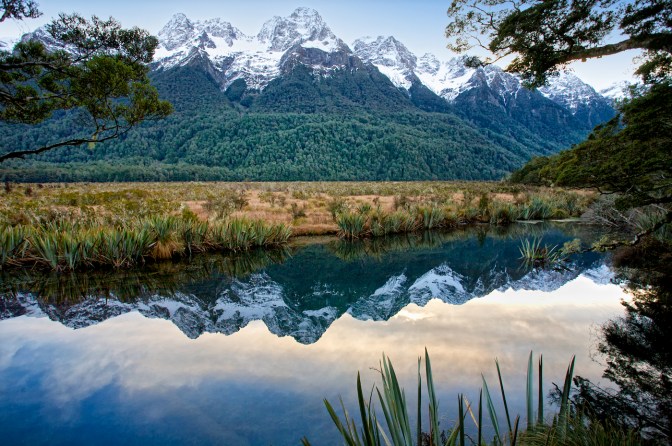 The Mirror Lakes in Fiordland National Park - 100% Pure Middle Earth