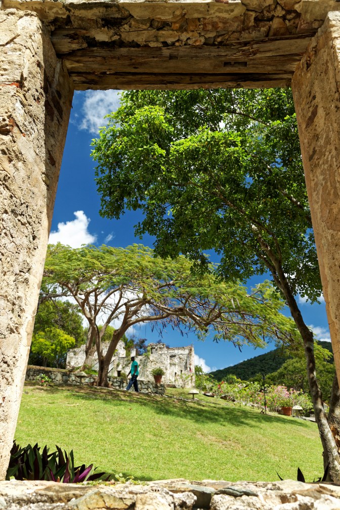 Sugarmill ruins, Caneel Bay, St John, US Virgin Islands