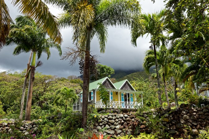 Chalet at the Hermitage historic hotel, Nevis