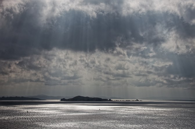 Browns Island, or Motukorea, in the Hauraki Gulf
